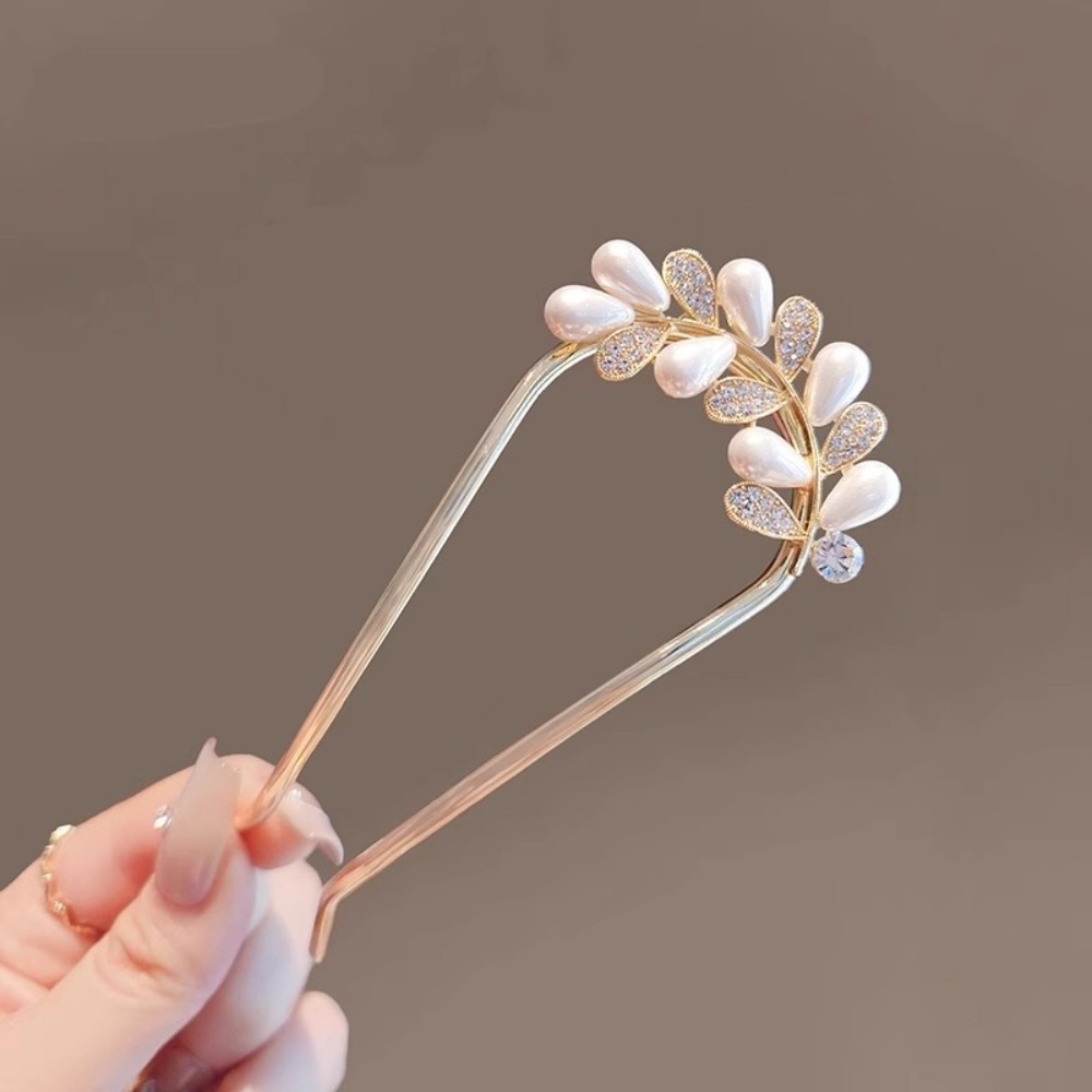 Women Accessories Shop - 1pc Fashion U-shaped Metal Shell Hair