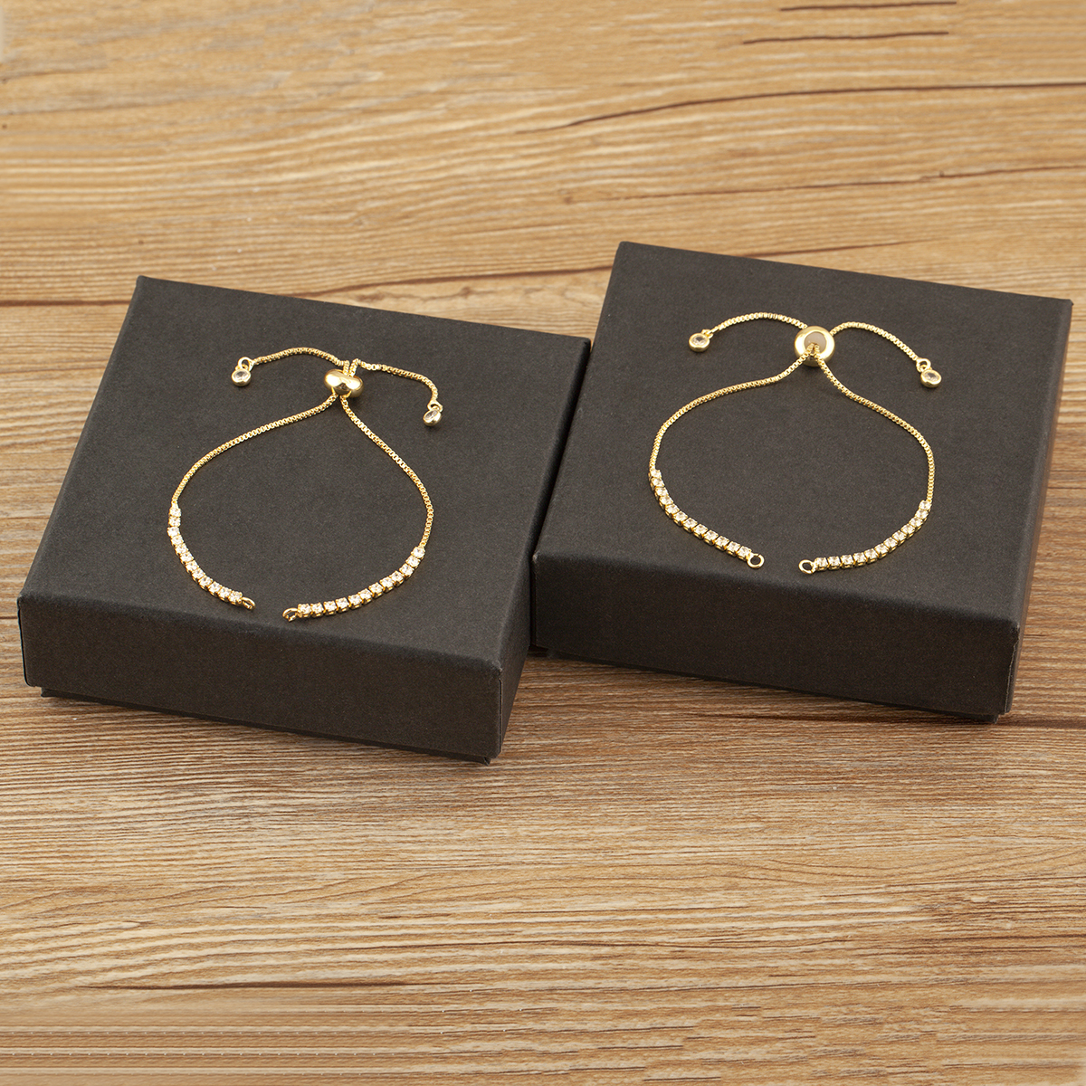 Women Accessories Chain - Nidin Hot White Zircon Parallel/Vertical Connect