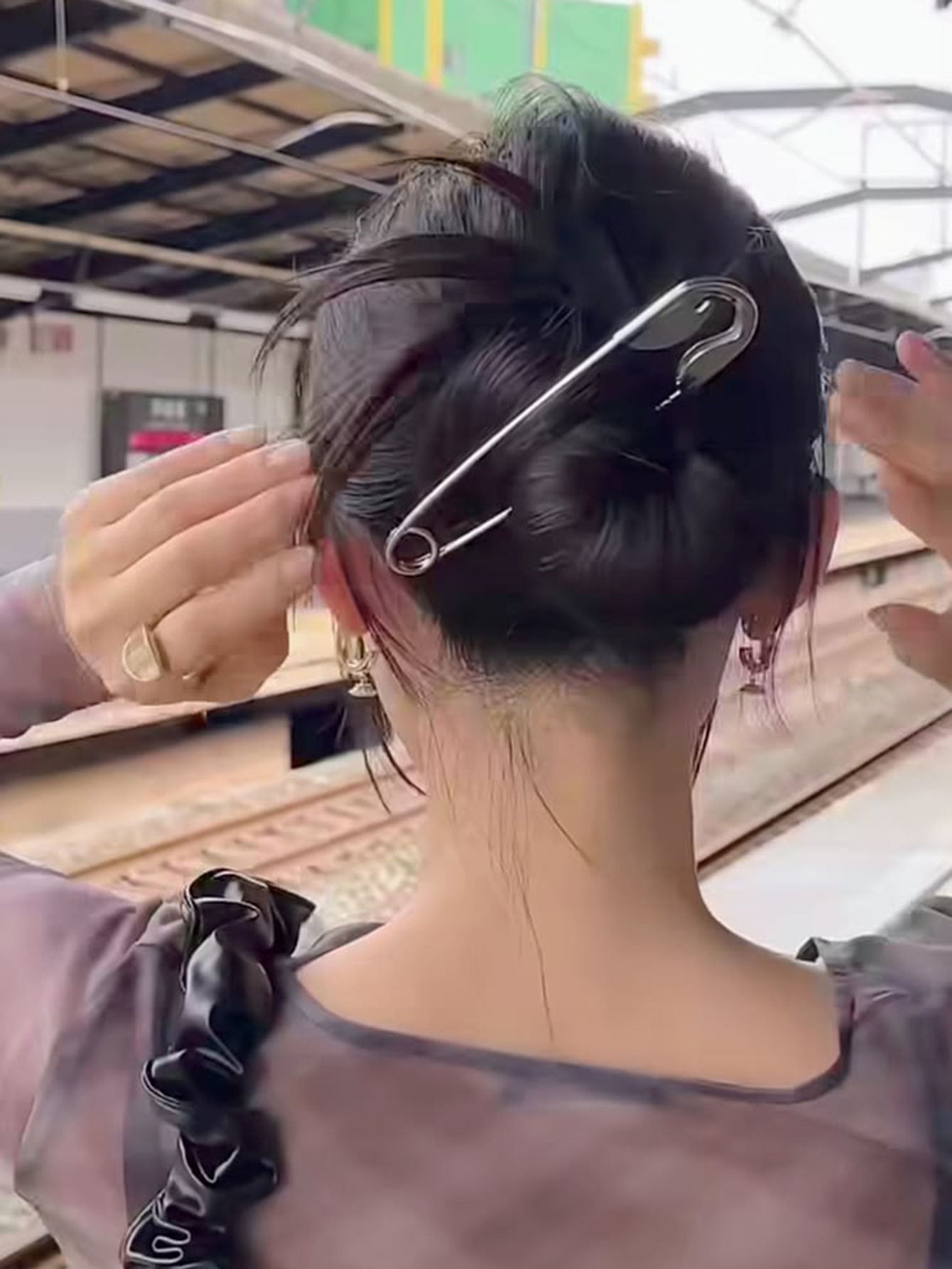 Women Accessories Aesthetic - 1Pcs Trendy Oversized Hair Safety Pin