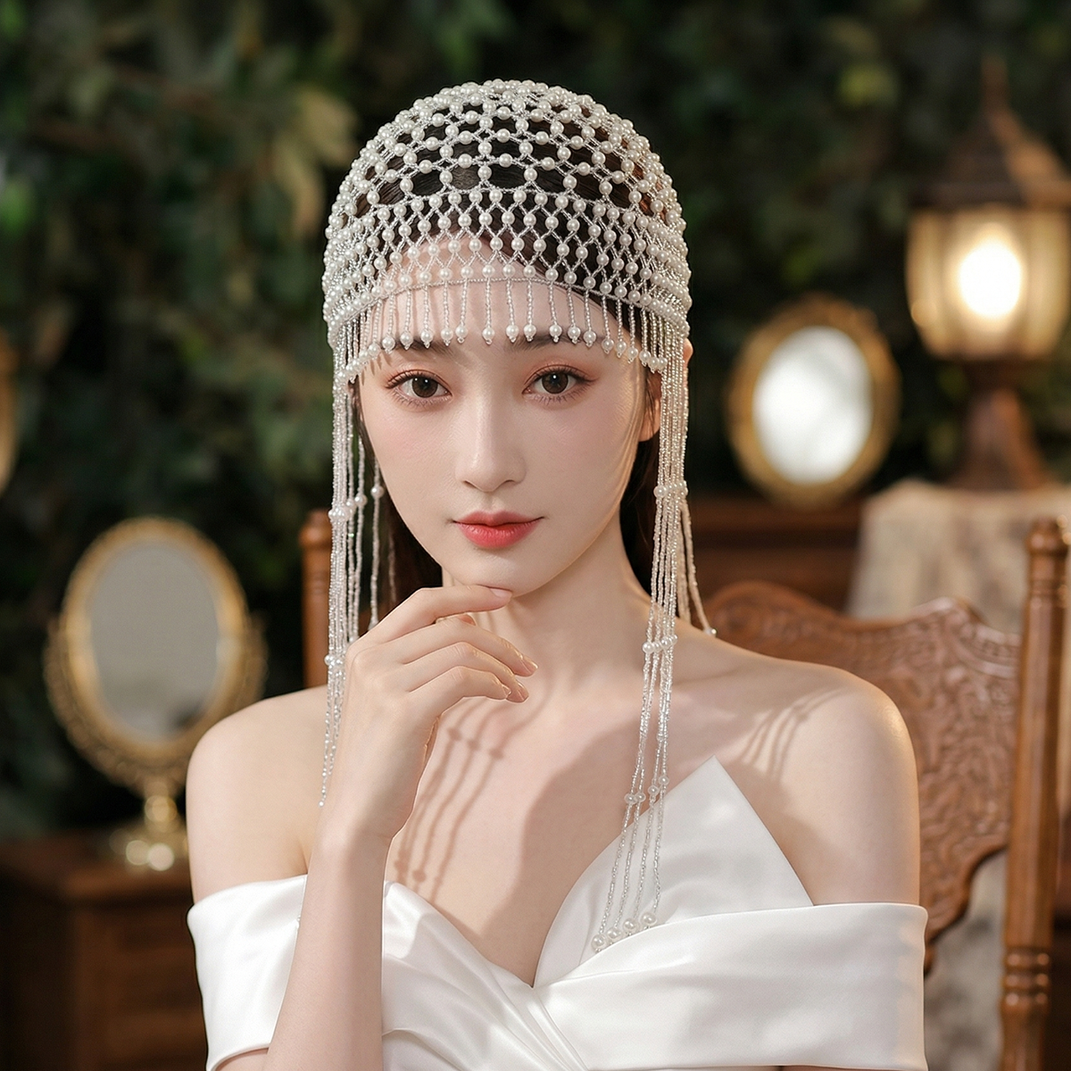 Luxury Pearls Beaded Headwrap  – Women Accessories Aesthetic Bewertung und Preis