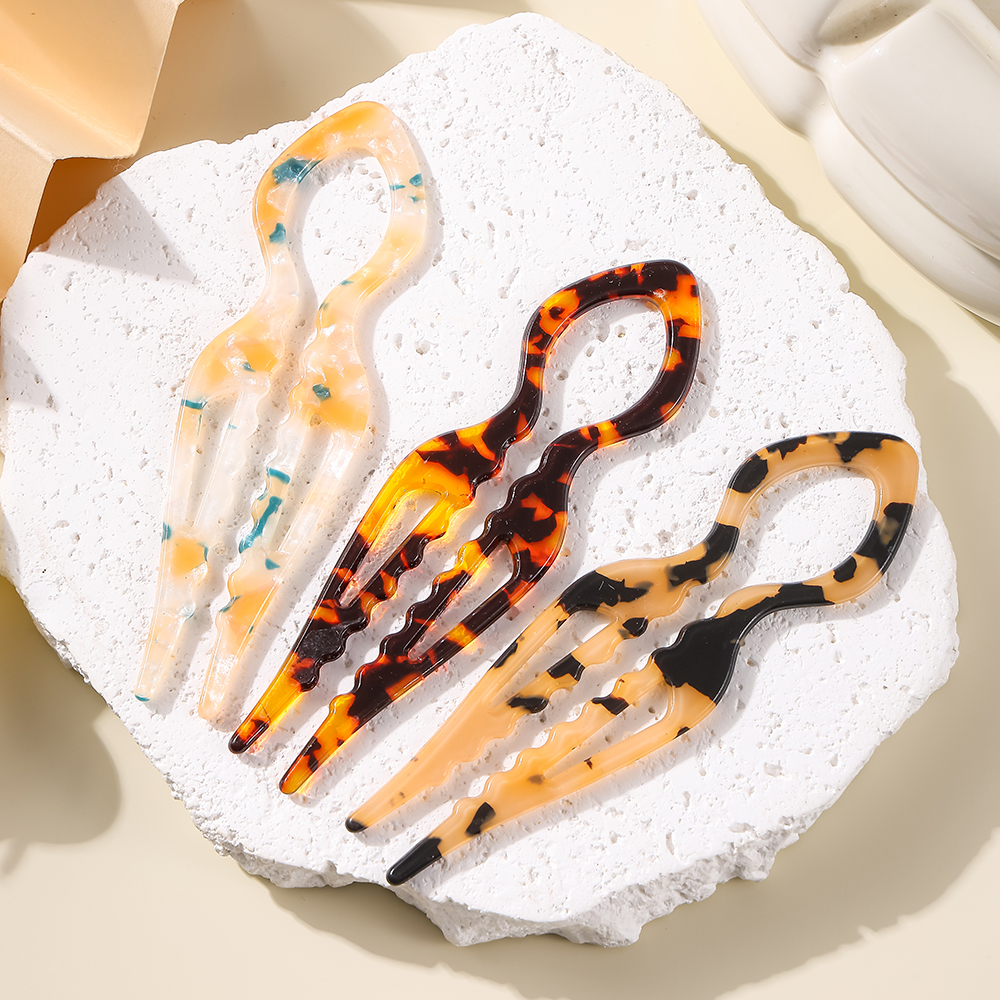 U-Shaped Hair Sticks Tortoises – Women Accessories Shop Bewertung und Preis