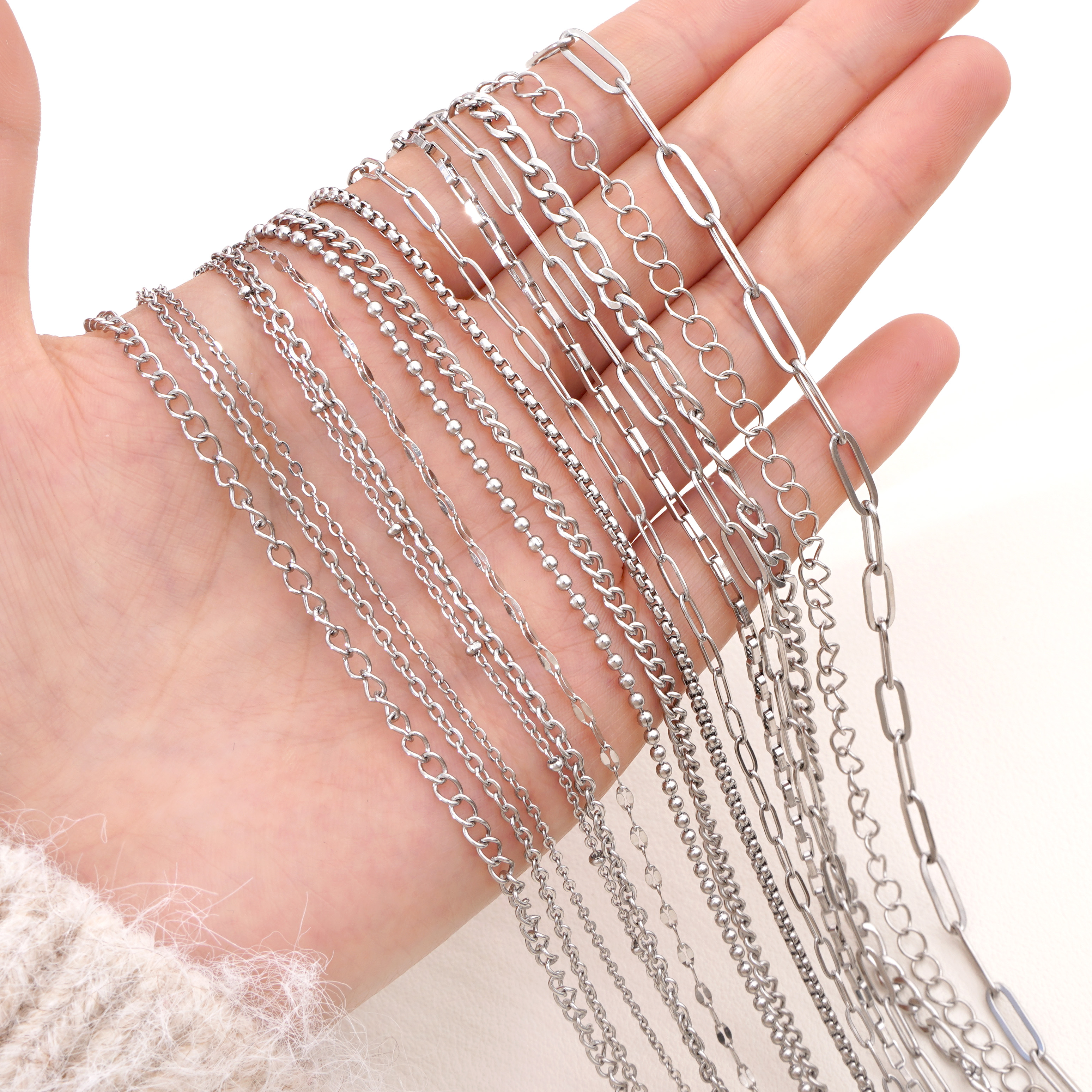 1m/lot Chains Stainless Steel  – Women Accessories Chain Bewertung und Preis