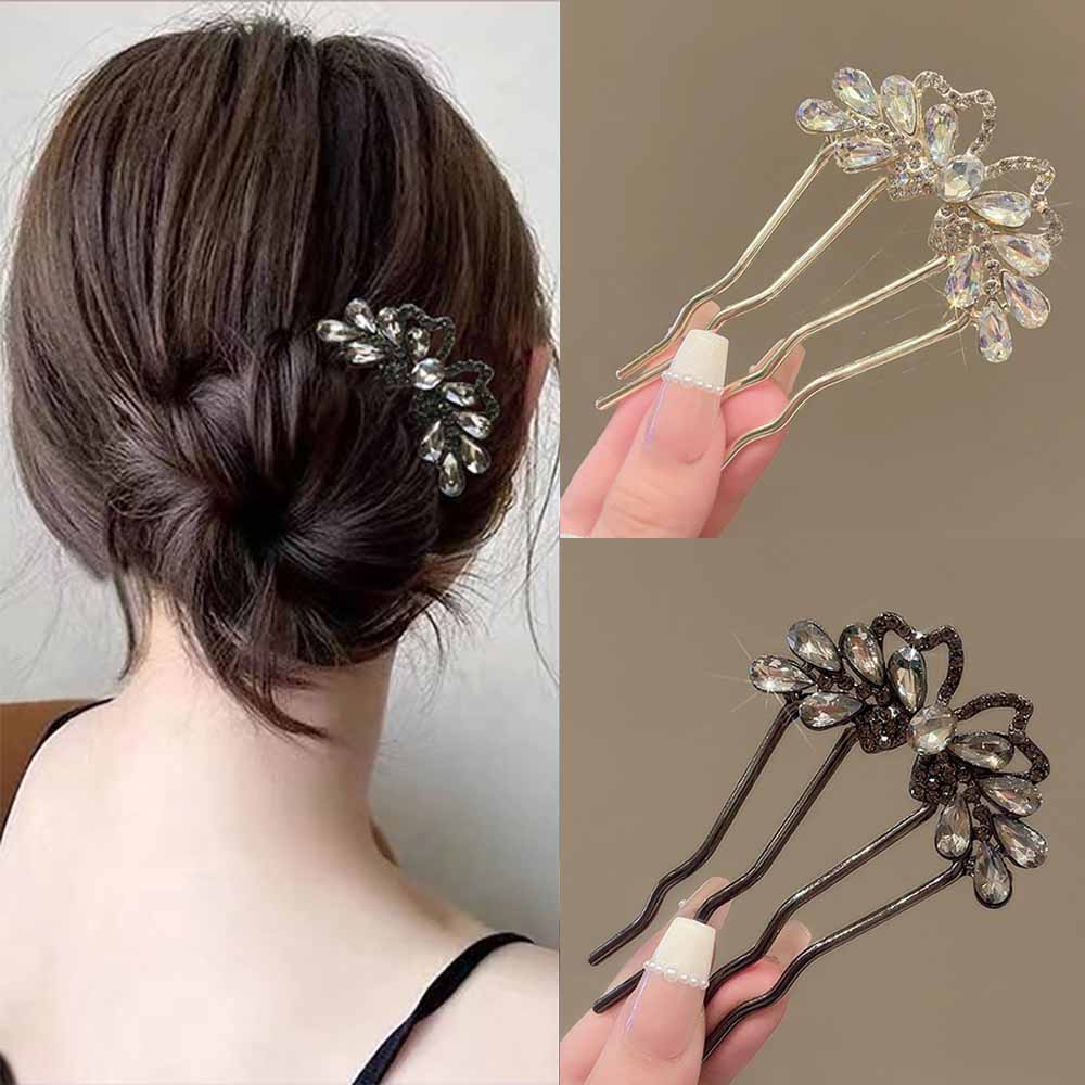 Fashion Rhinestones U-Shaped H – Women Accessories Shop Bewertung und Preis