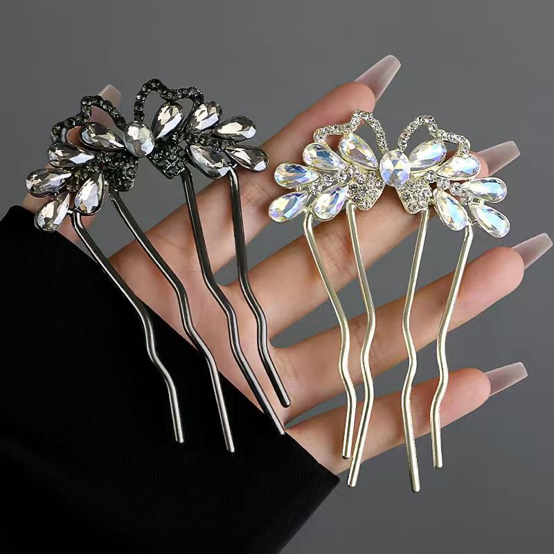 Fashion Rhinestones U-Shaped H – Women Accessories Shop Bewertung und Preis