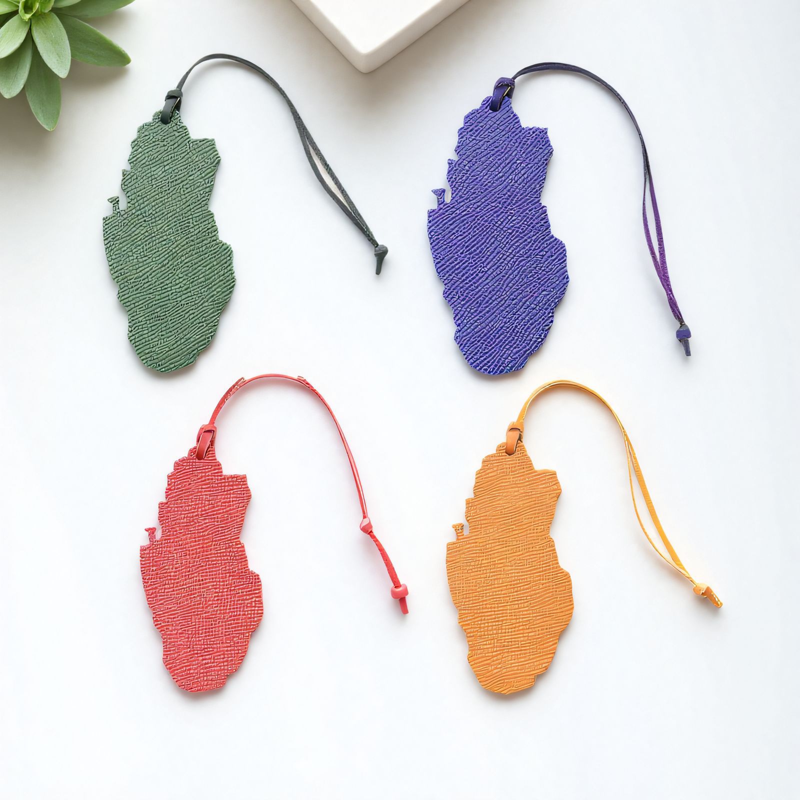 1pc Qatar Map Shaped PU Leathe – Women Accessories Qatar Bewertung und Preis