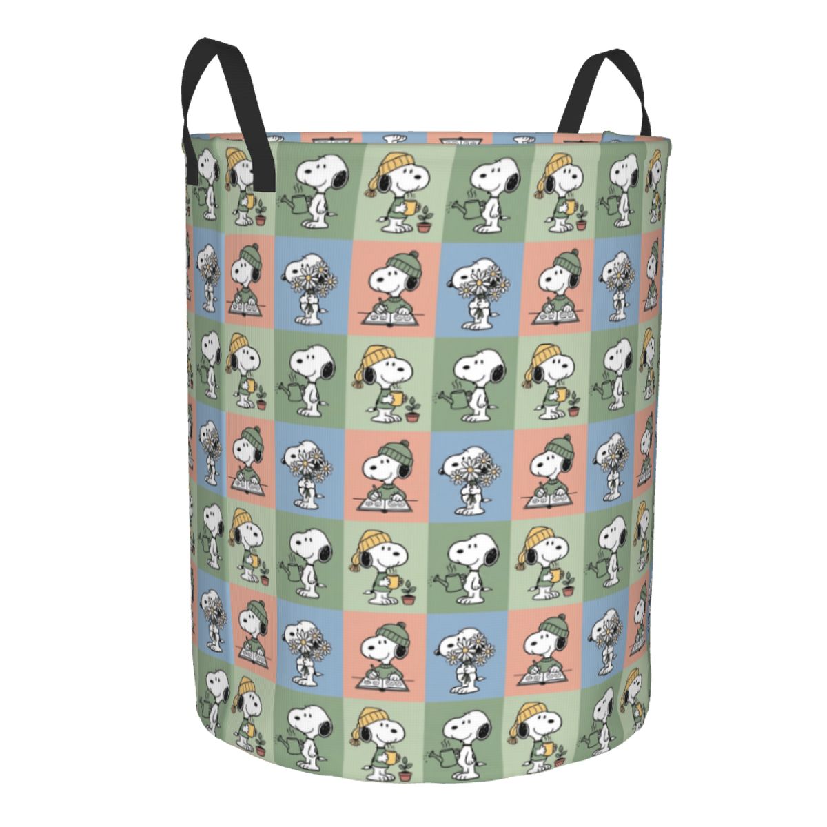 S-Snoopy Checkered Plaid Laund – Women Accessories Hamper Bewertung und Preis