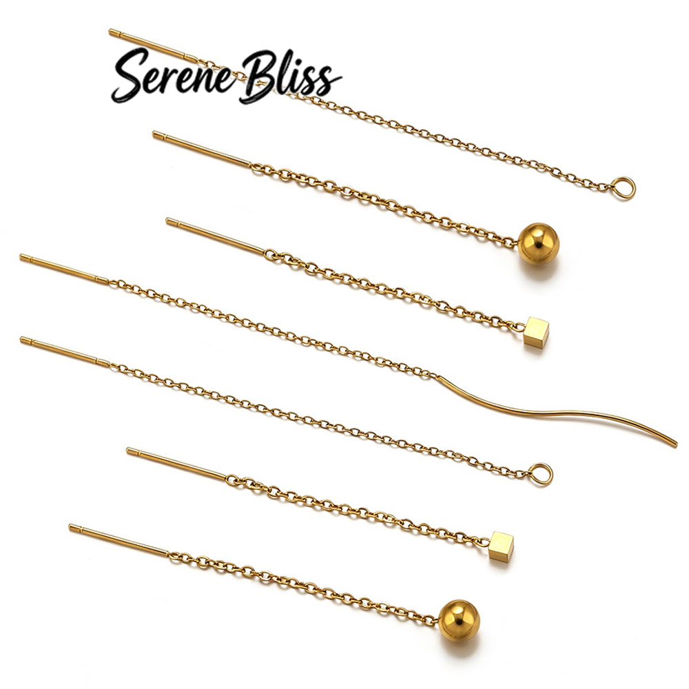 10pcs Stainless Steel Long Ear – Women Accessories Chain Bewertung und Preis