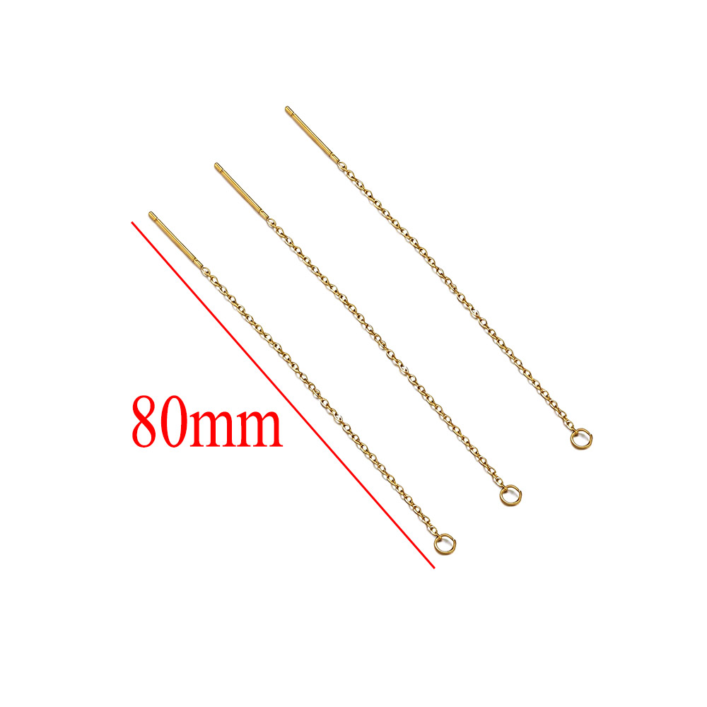 10pcs Stainless Steel Long Ear – Women Accessories Chain Bewertung und Preis