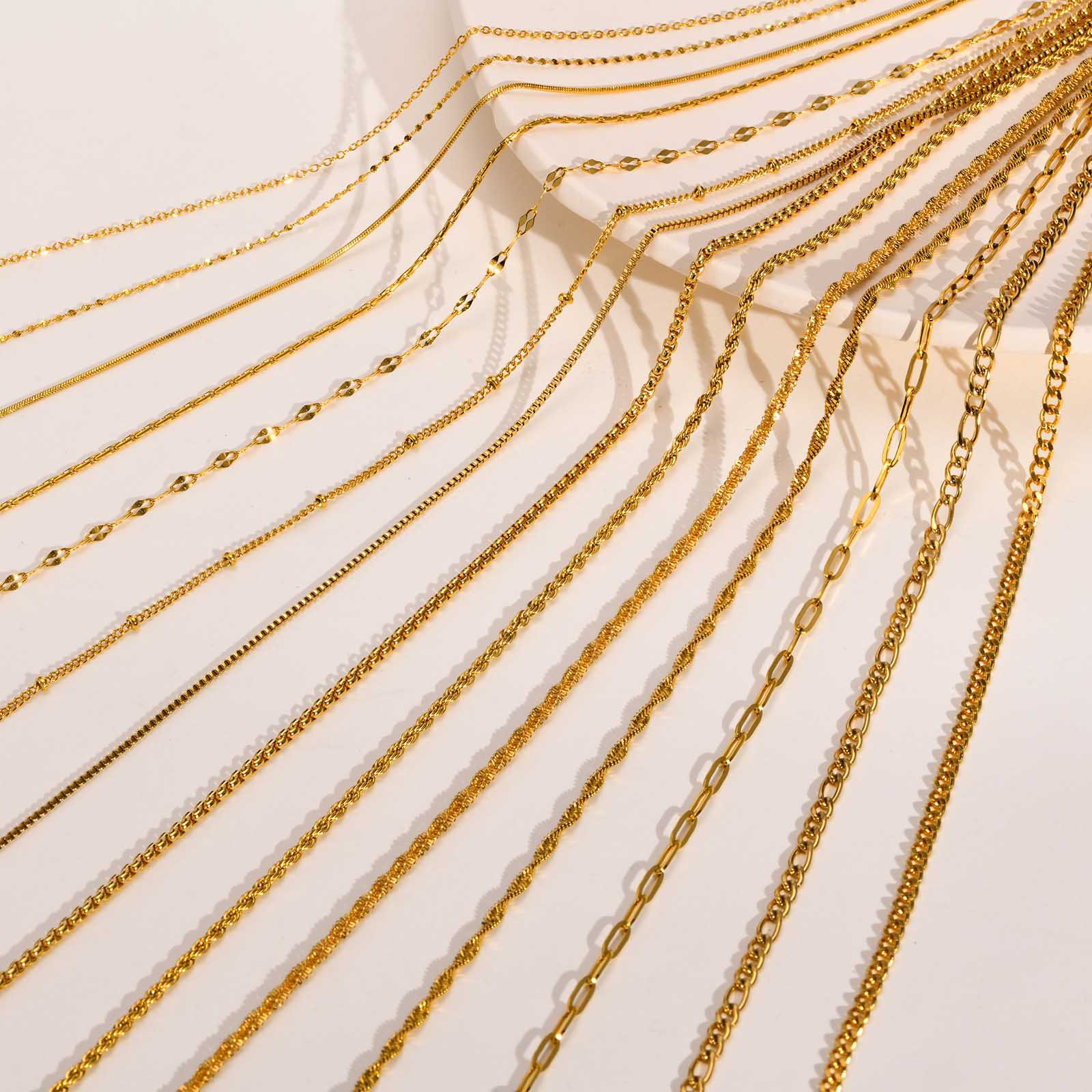 10pcs/Lot 45cm Stainless Steel – Women Accessories Chain Bewertung und Preis