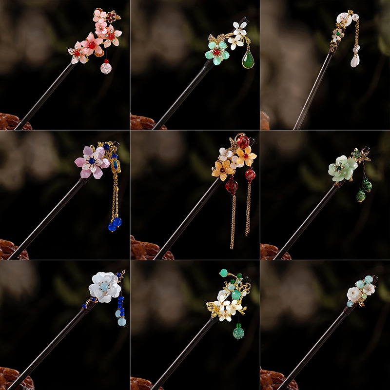 1Pc Wooden Hairpin Headdress f – Women Accessories Shop Bewertung und Preis