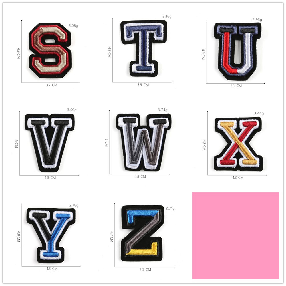 26Pcs A-Z Letters Patches Alph – Women'S Jeans Accessories Bewertung und Preis