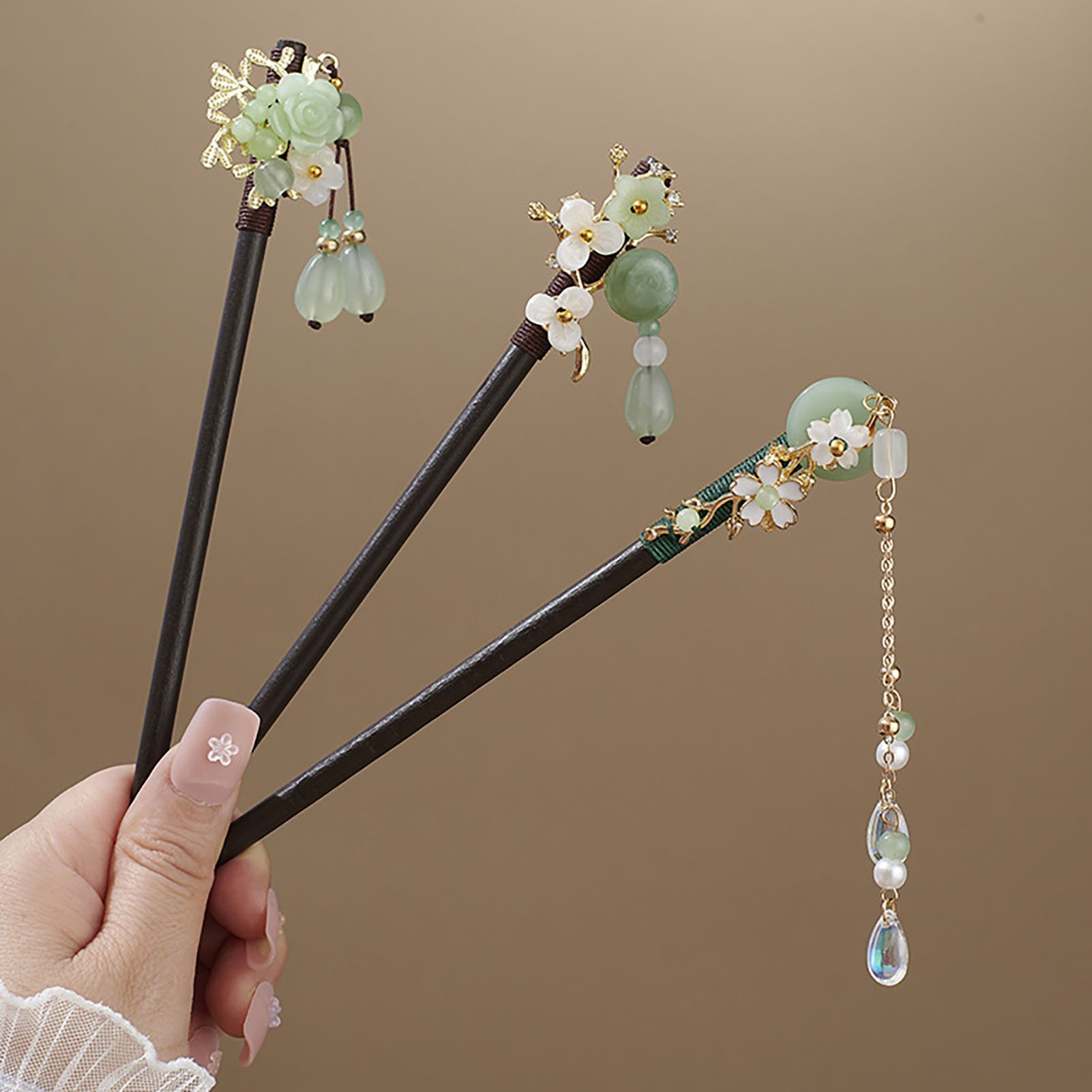 Chinese Style Flower Tassel Ha – Women Accessories Shop Bewertung und Preis