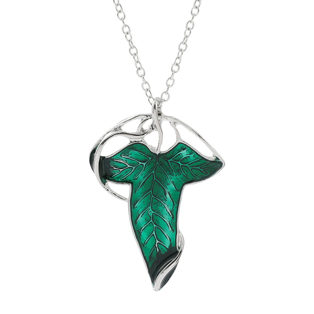 Vintage Green Leaf Pendant Nec – Women Accessories Chain Bewertung und Preis