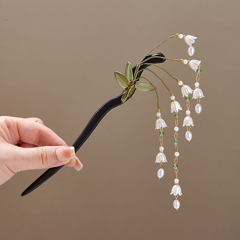 Wooden Flower Hairpin Vintage  – Women Accessories Shop Bewertung und Preis