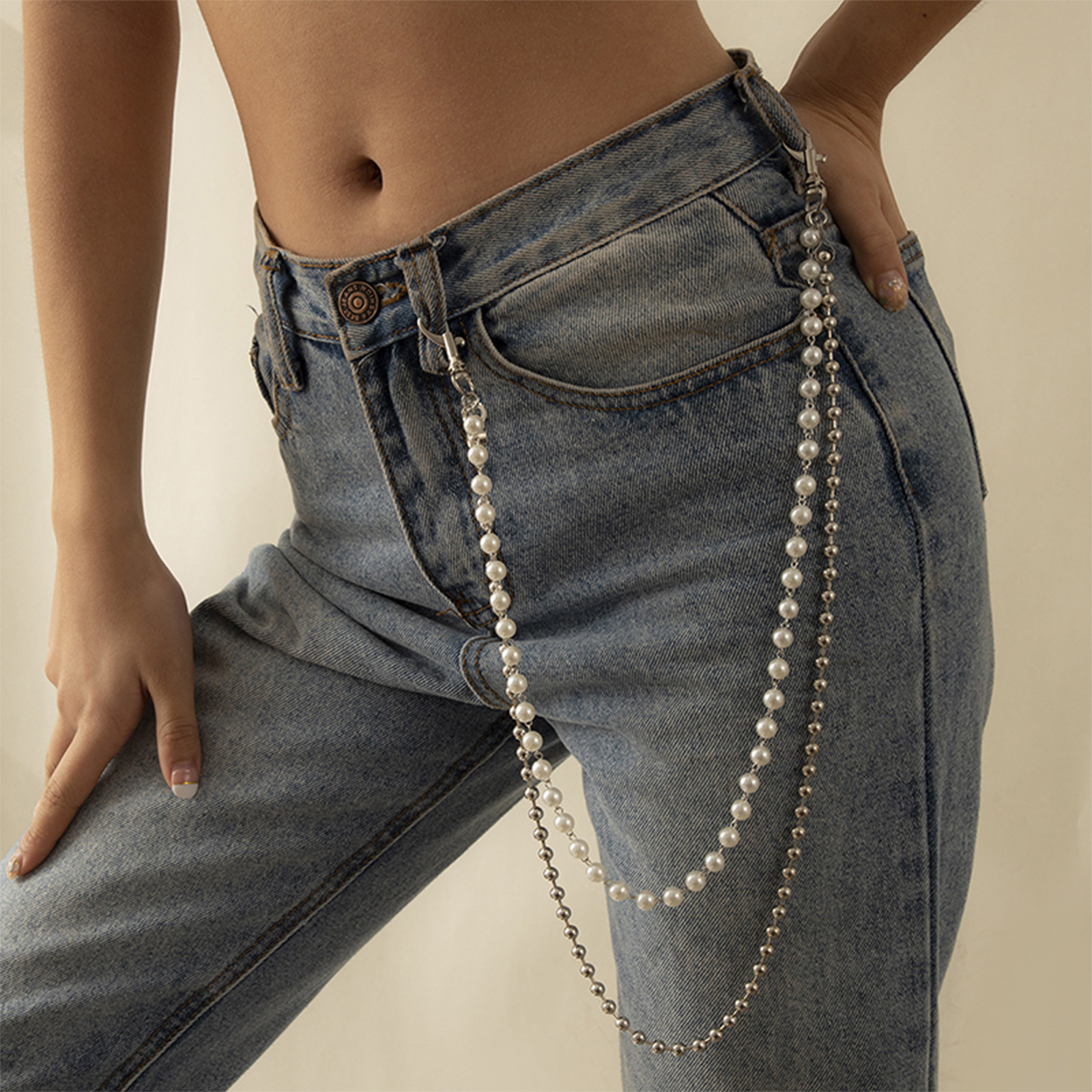Simple Waist Chain For Women T – Women'S Jeans Accessories Bewertung und Preis