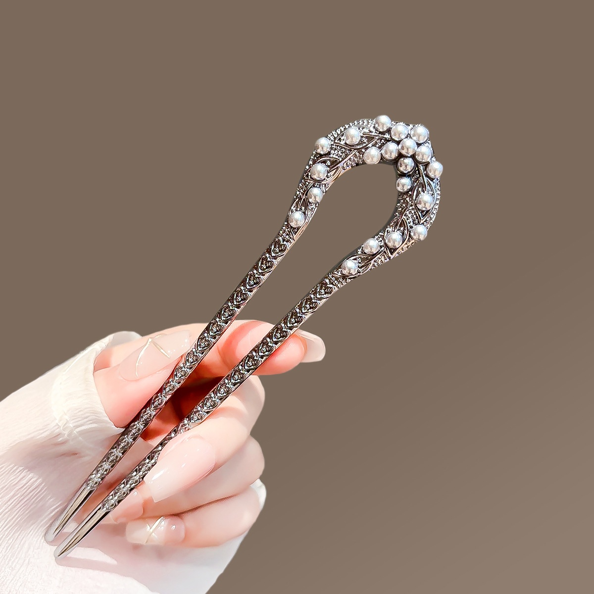 New Pearl U Shaped Hairpin For – Women Accessories Shop Bewertung und Preis
