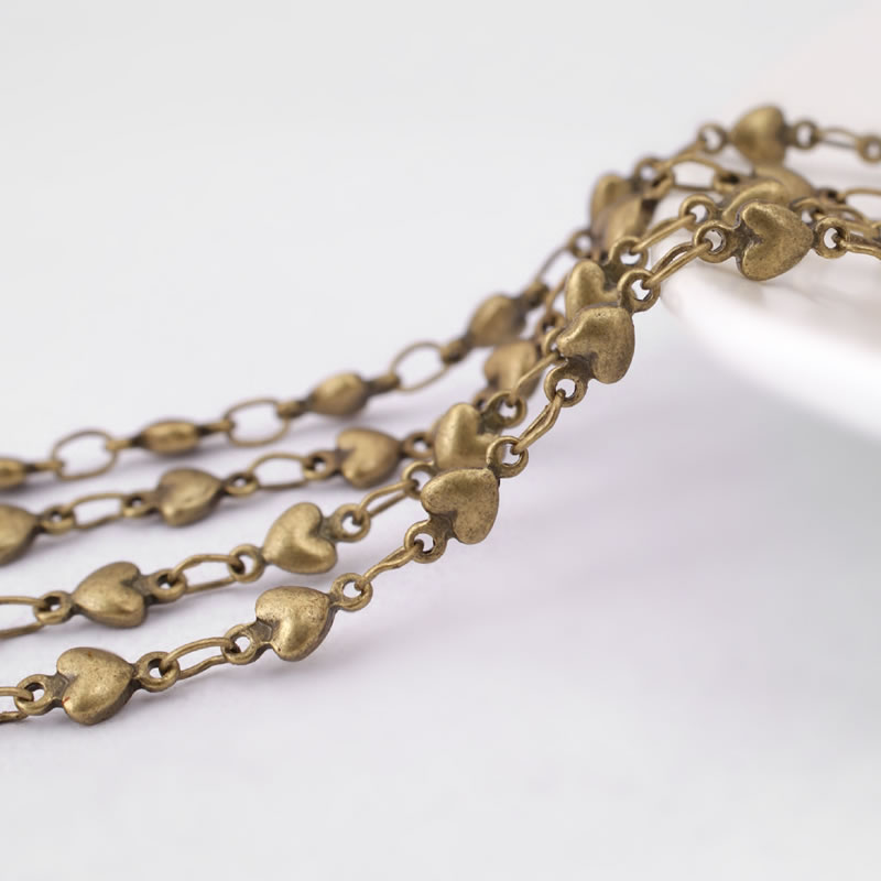 1 Meter Antique Bronze Brass S – Women Accessories Chain Bewertung und Preis