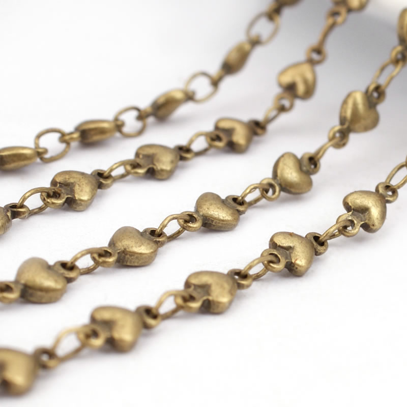 1 Meter Antique Bronze Brass S – Women Accessories Chain Bewertung und Preis