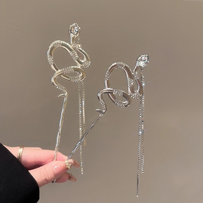 1pc Snake Hair Sticks Tone Ser – Women Accessories Chain Bewertung und Preis