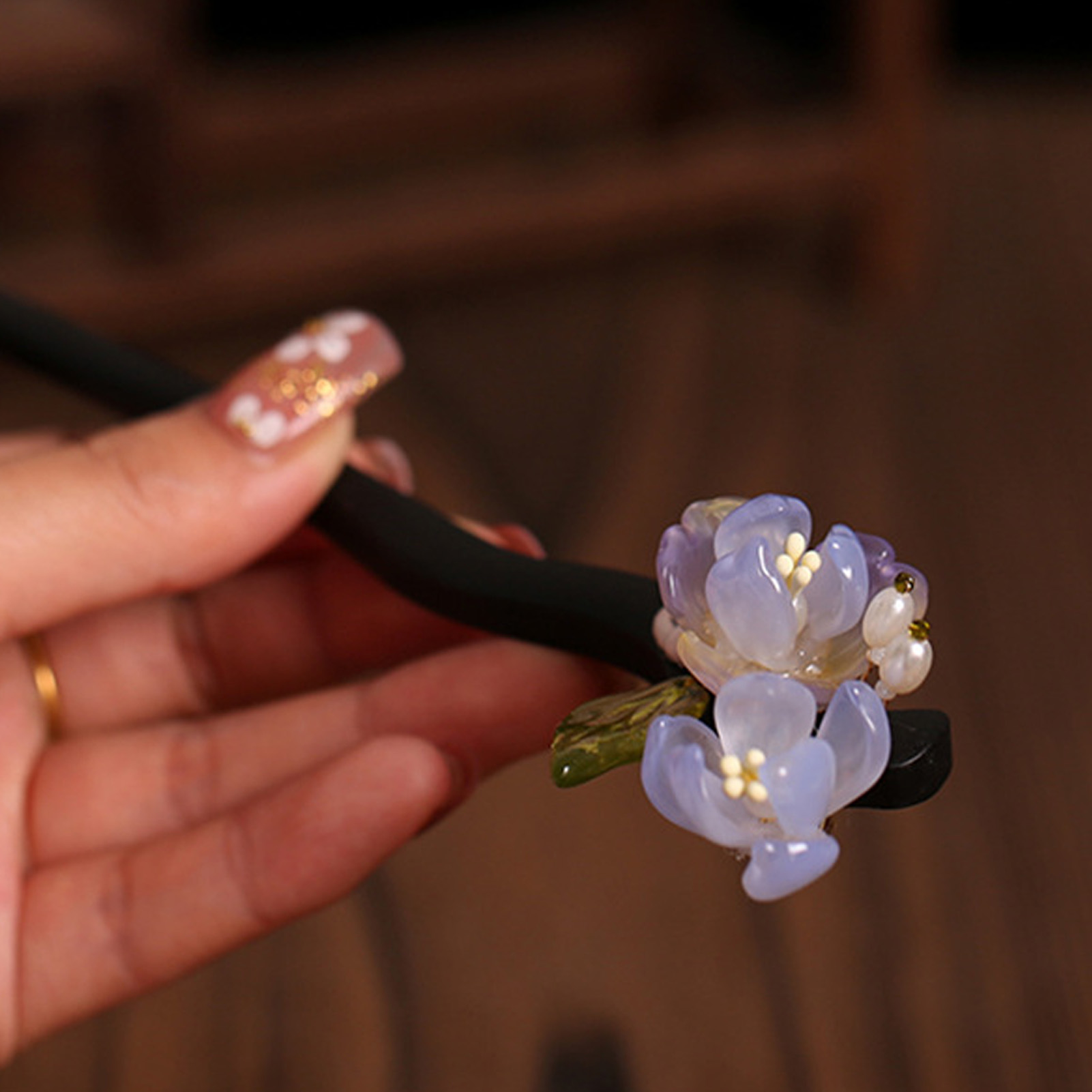 Vintage Wooden Flower Hairpin  – Women Accessories Shop Bewertung und Preis