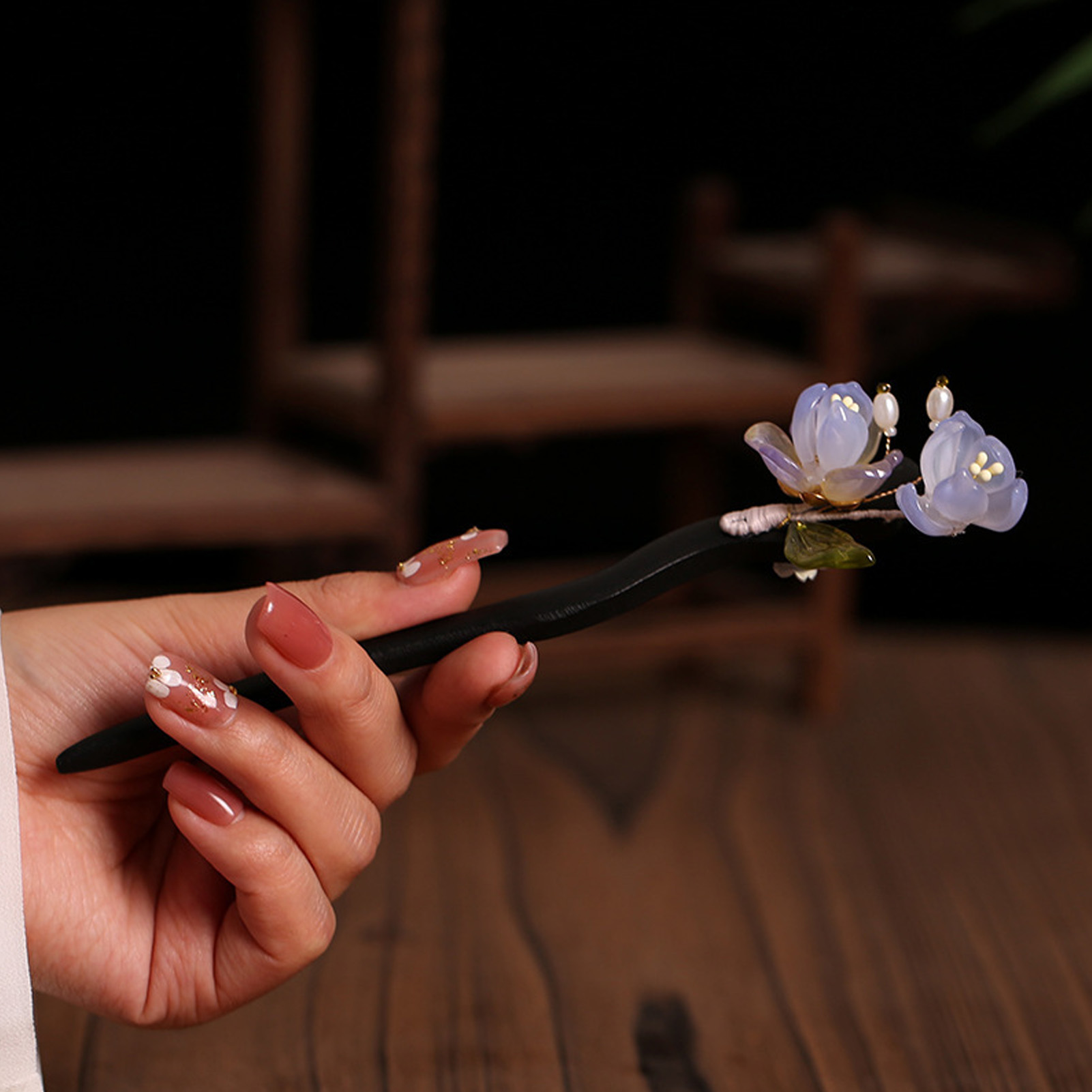 Vintage Wooden Flower Hairpin  – Women Accessories Shop Bewertung und Preis